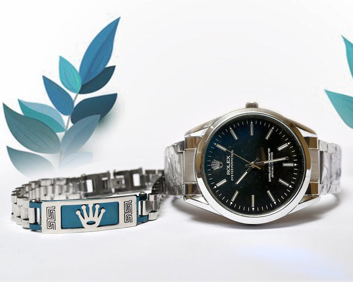Premium Chain Watch With Bracelet - My Store