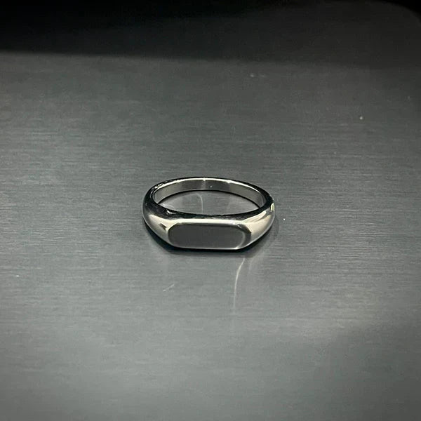 Minimal Italian Silver Ring For Men - My Store
