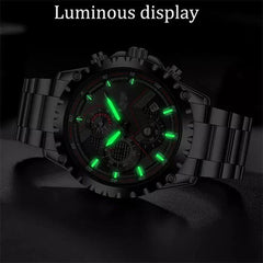 Luminous Steel Watch