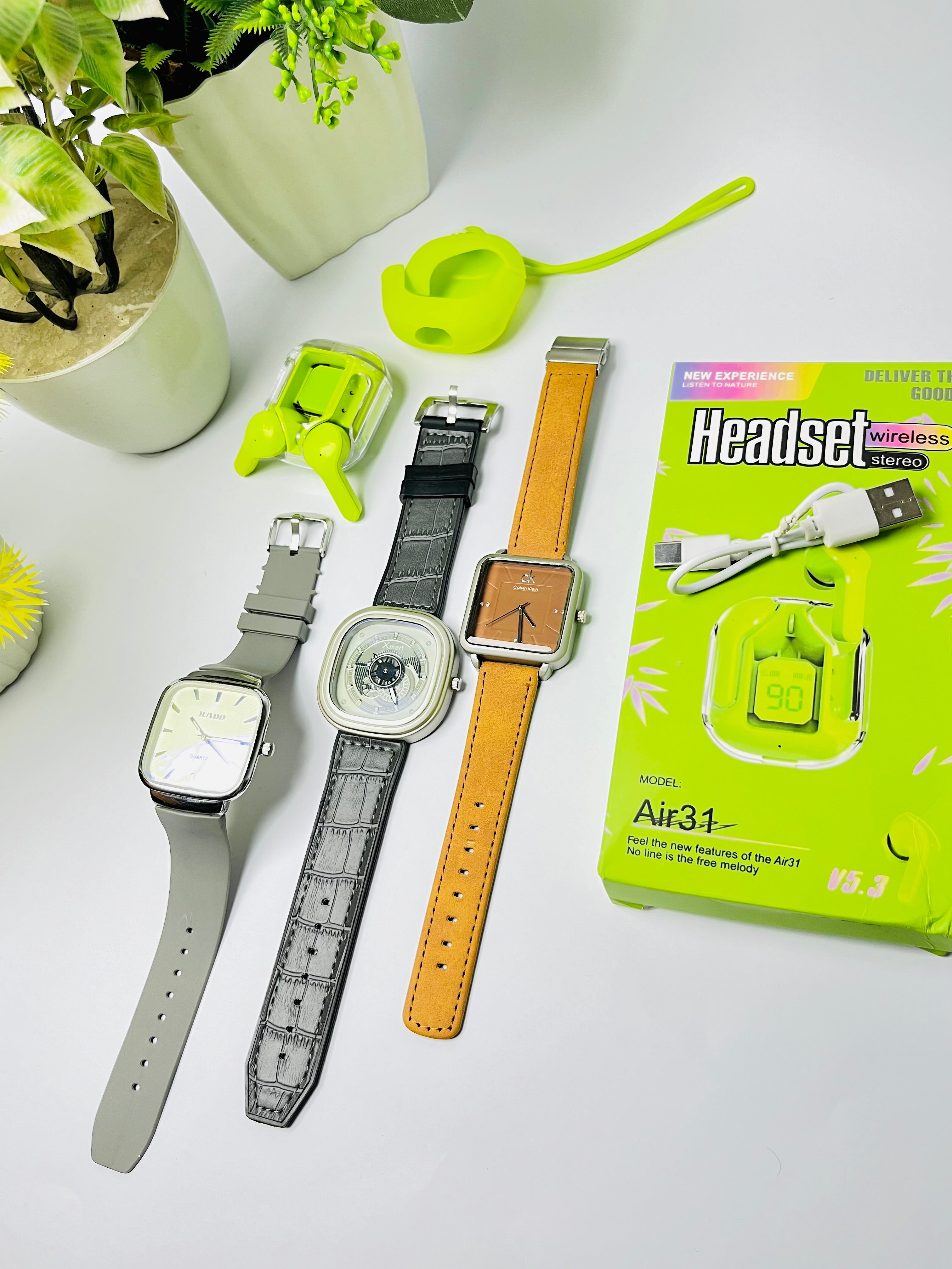 Premium Watches With Earbuds - HAND CHOICE
