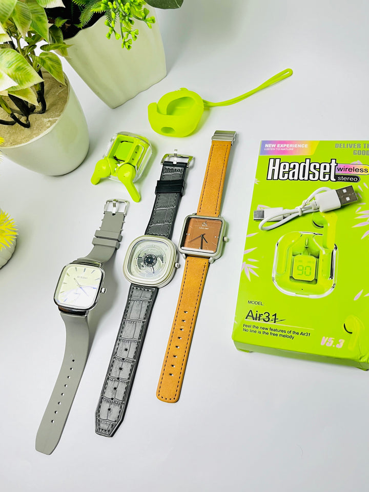 Premium Watches With Earbuds - HAND CHOICE