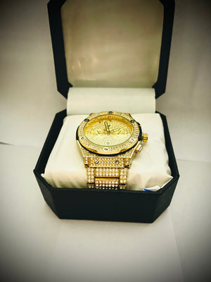 The Diamond Gold Prestige Watch - HAND CHOICE