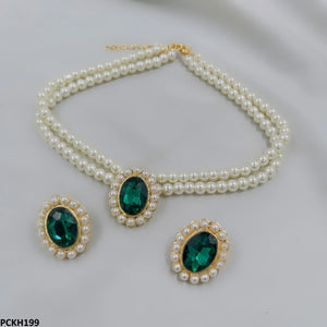 Pearl Oval Choker Set - My Store