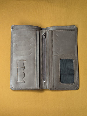 Premium Long Leather Wallet for Men - HAND CHOICE