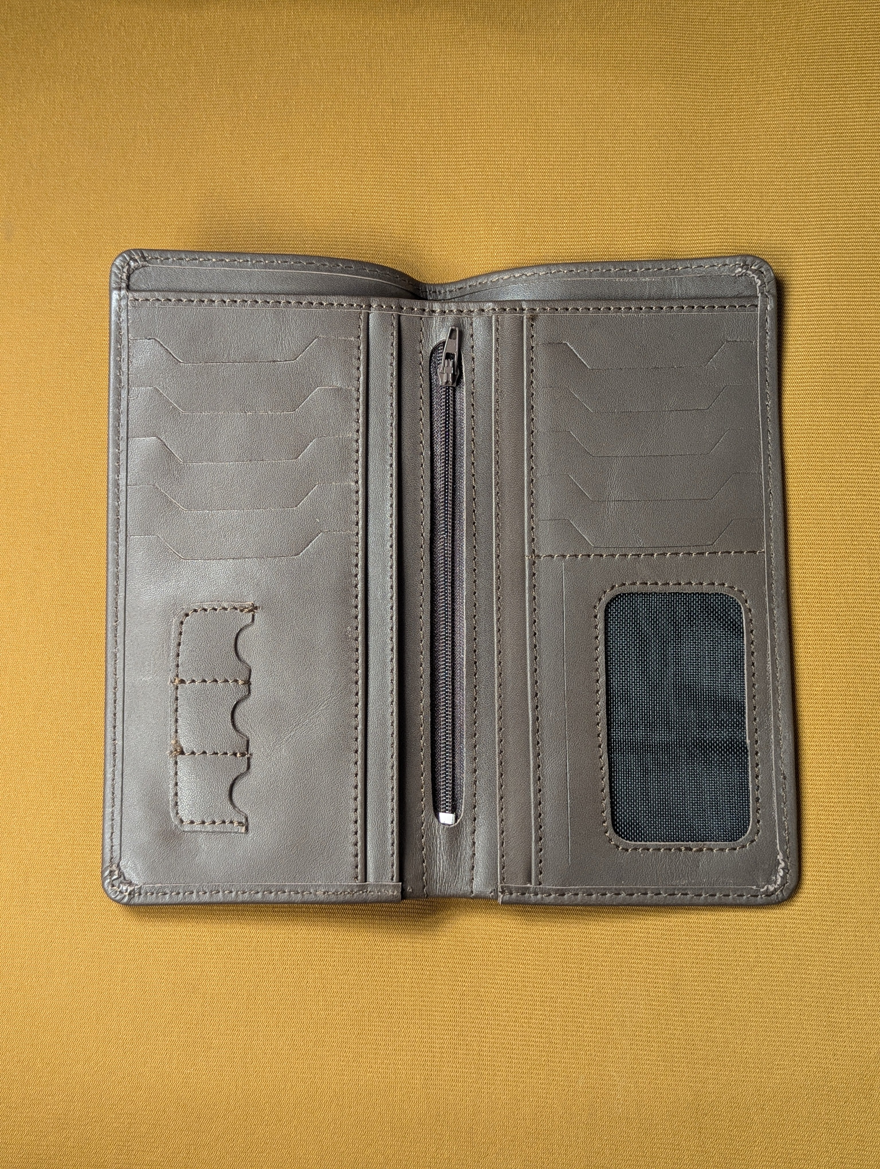 Premium Long Leather Wallet for Men - HAND CHOICE