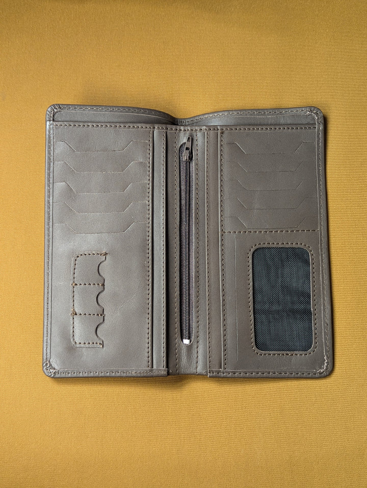Premium Long Leather Wallet for Men - HAND CHOICE