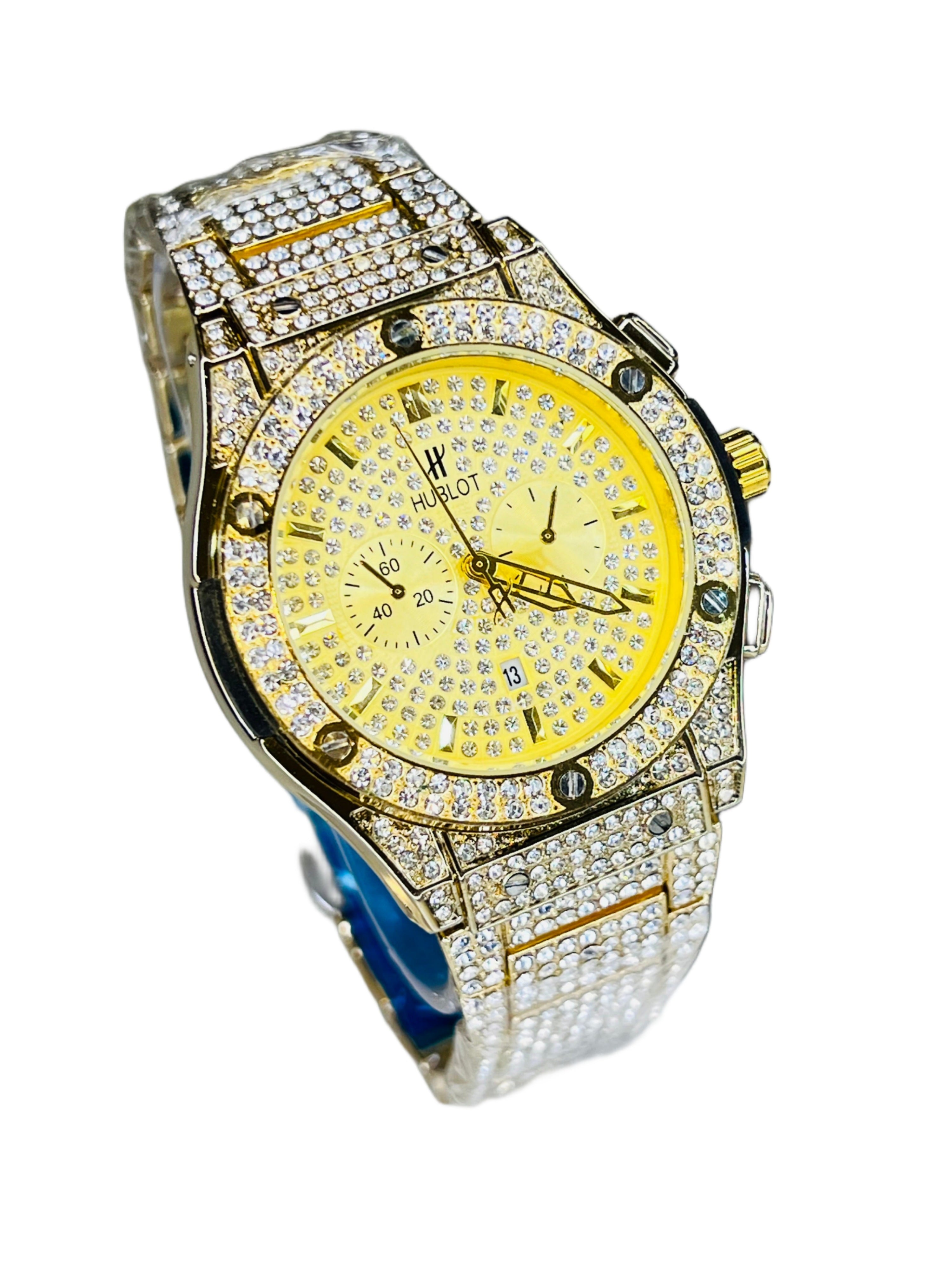 The Diamond Gold Prestige Watch - HAND CHOICE