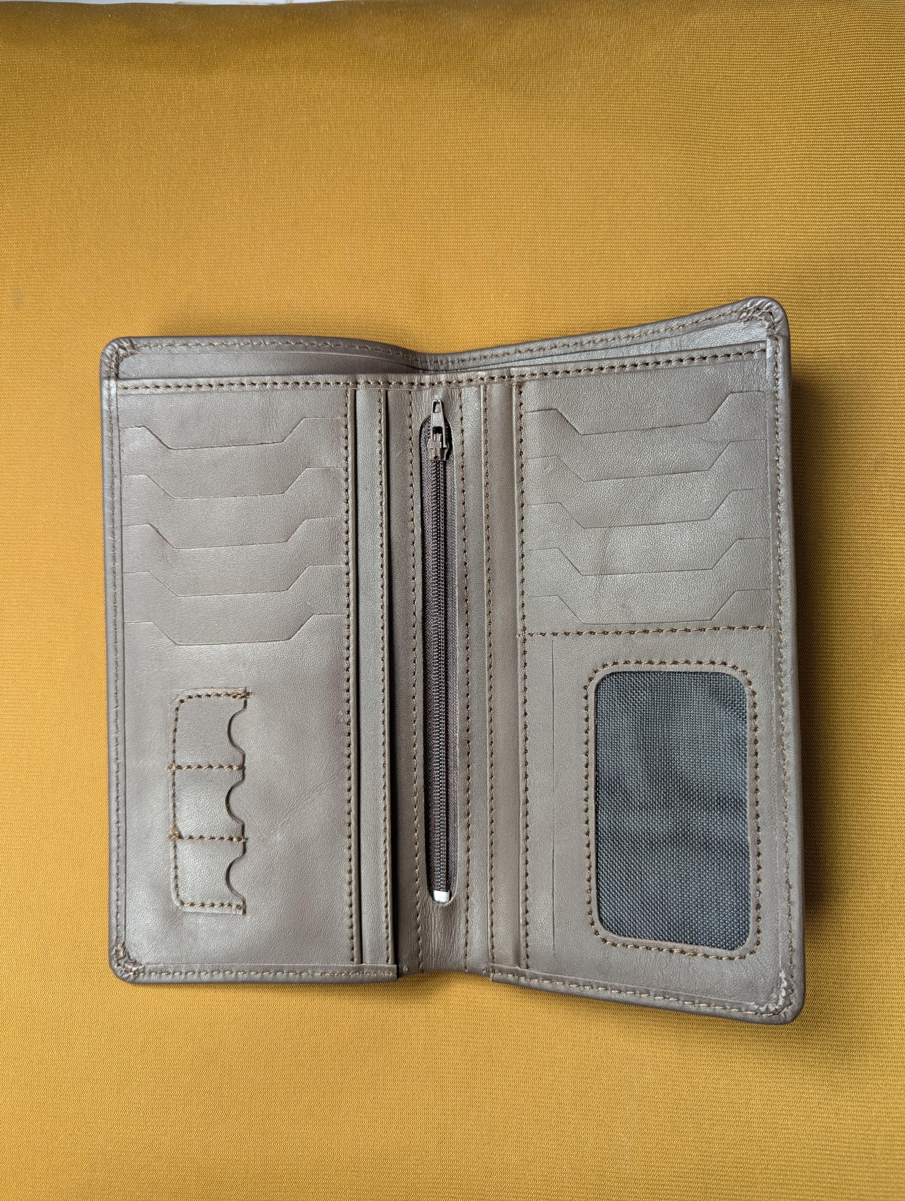 Premium Long Leather Wallet for Men - HAND CHOICE