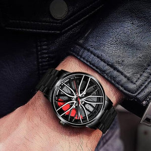The Wheel Watch Rotating Stainless Steel - My Store