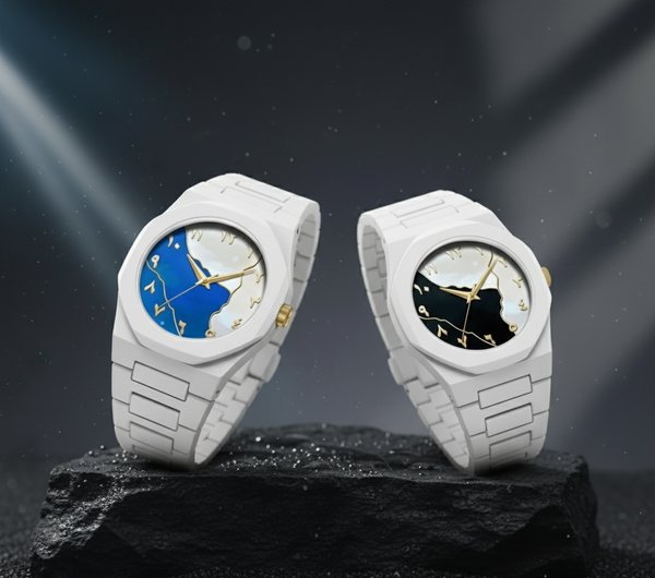 White Aura Watch Elegant Design Durable Build Comfortable