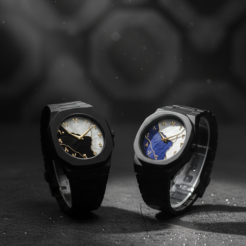 Black Aura Watch Elegant Design Durable Build Comfortable