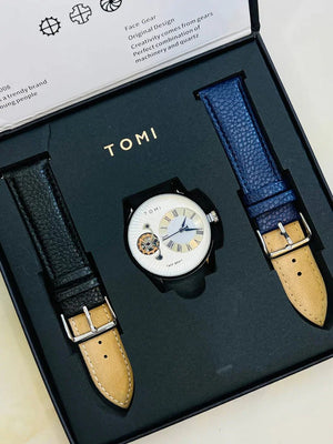 Face Gear Dual Strap Luxury Watch For Men Wrist Watch - My Store